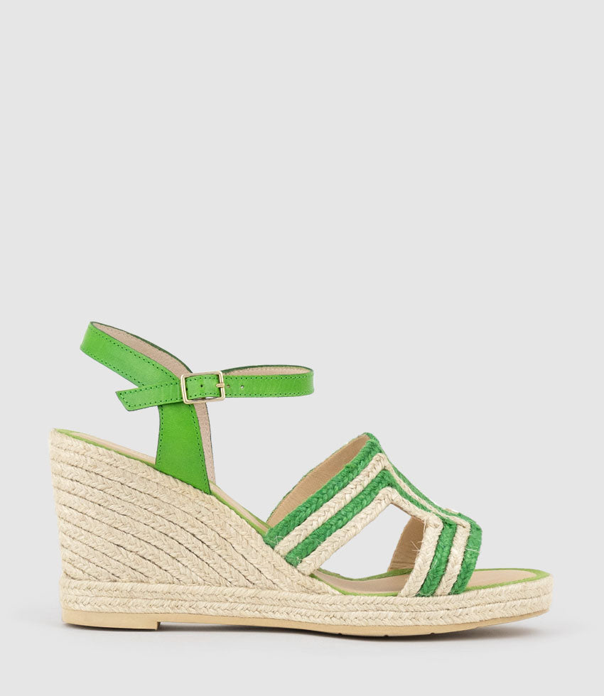 Green hot sale colour sandals