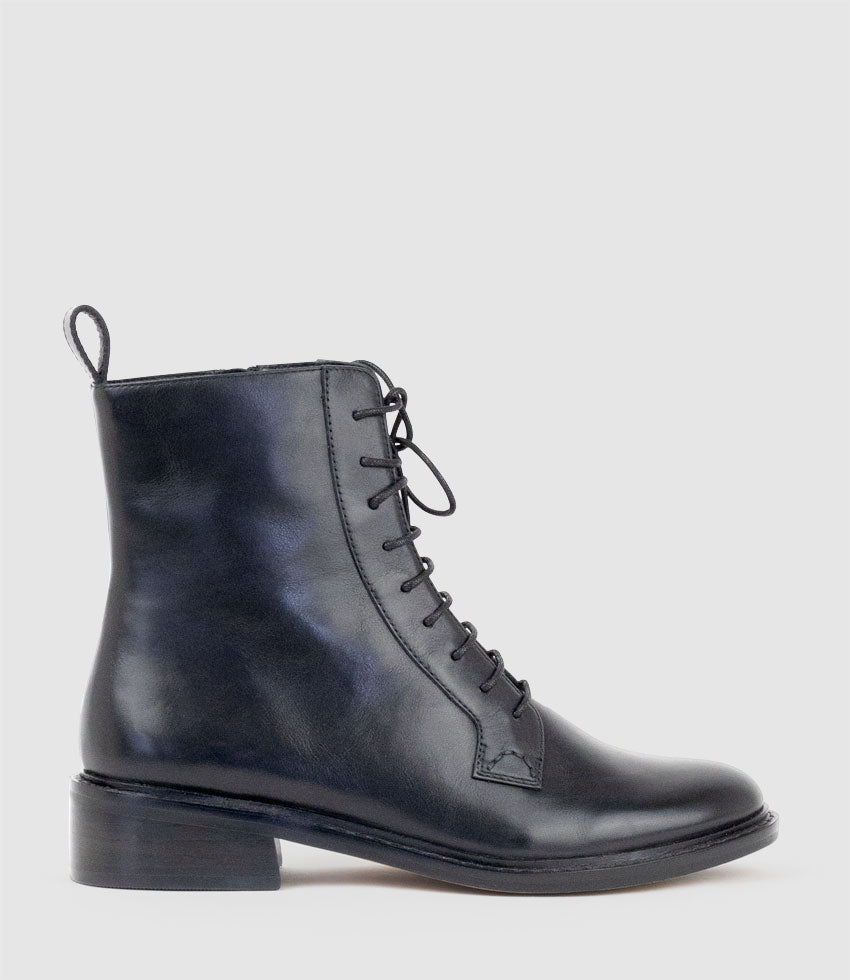 BRAYDEN Tall Chukka Boot in Black - Edward Meller