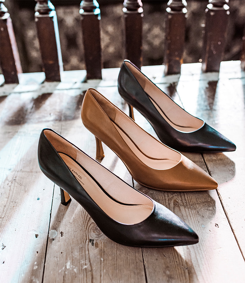 Tan on sale pump heels