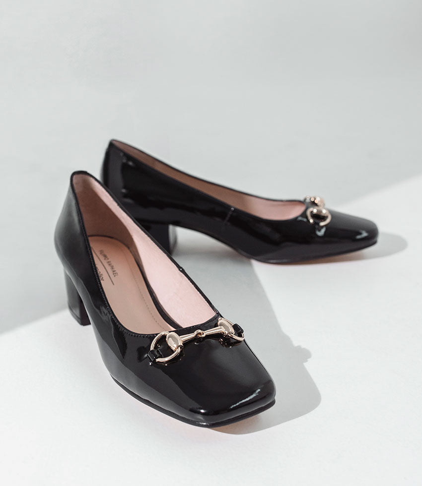 Therapy Shoes Legacy Black | Women's Heels | Pumps | Office | Block