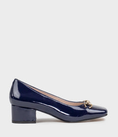 Navy blue patent heels online