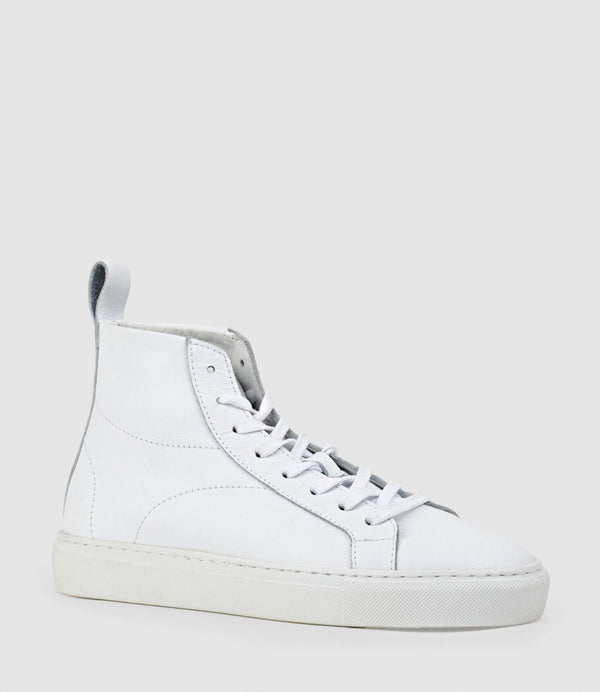 JOSEF High Top Sneaker in White - Edward Meller