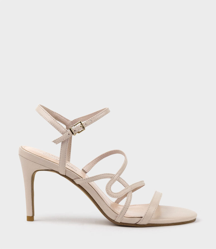 SISSY85 Strappy Sandal in Blush - Edward Meller