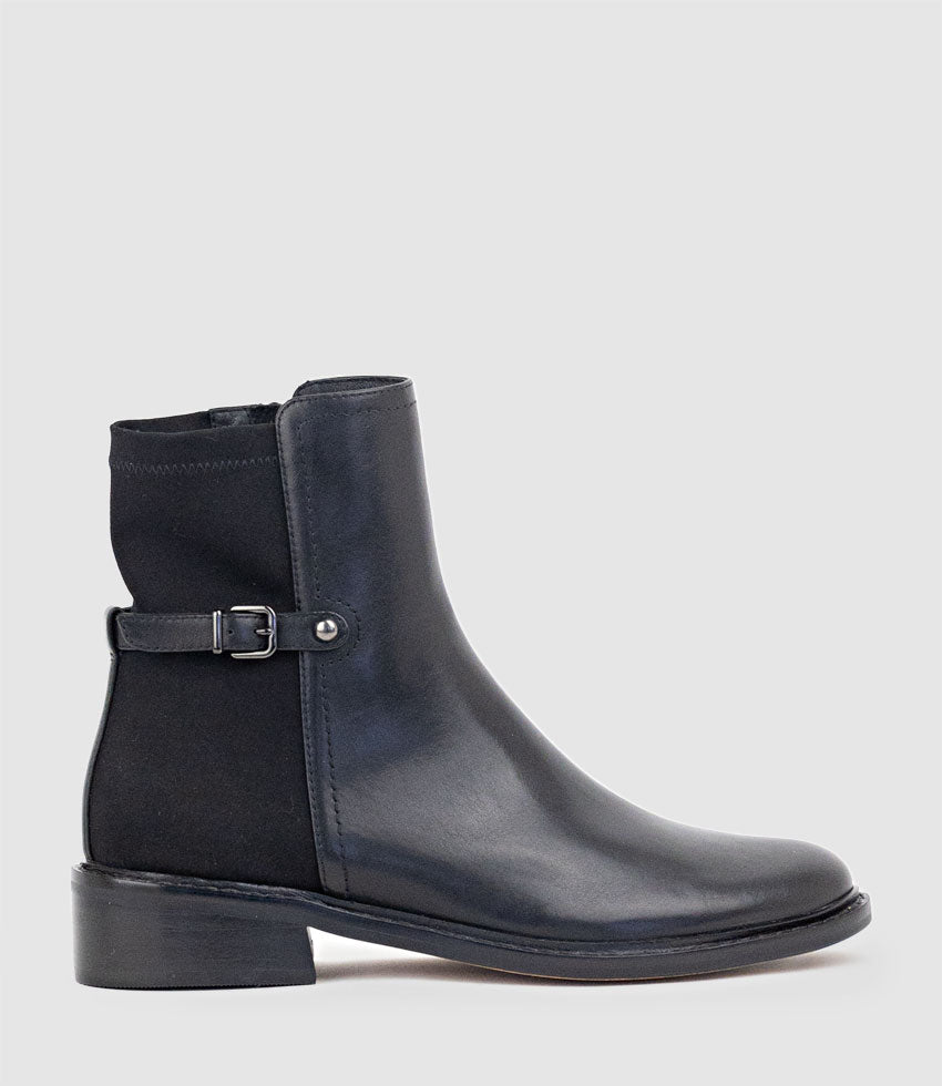 BRAYDEN Tall Chukka Boot in Black - Edward Meller