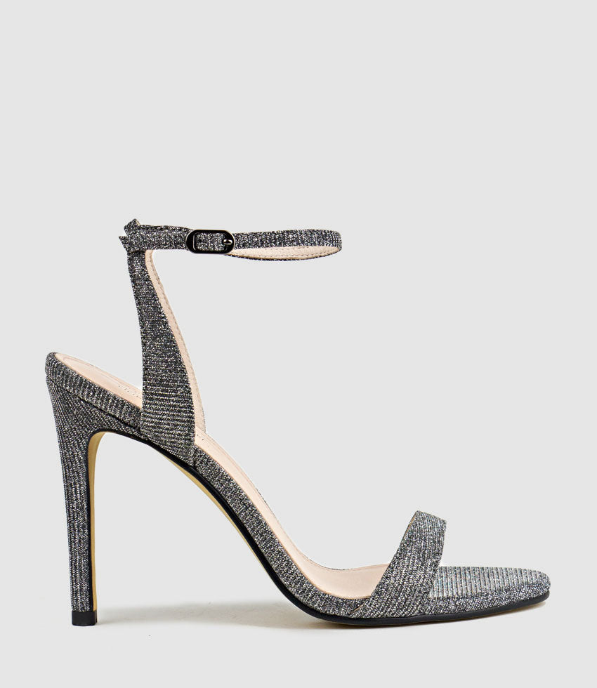 Pewter hotsell heeled sandals