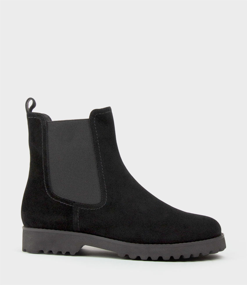 BRAYDEN Tall Chukka Boot in Black - Edward Meller